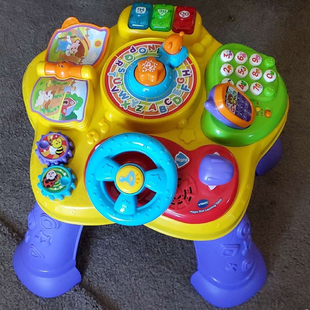VTech Colorful Interactive Learning Table for Kids